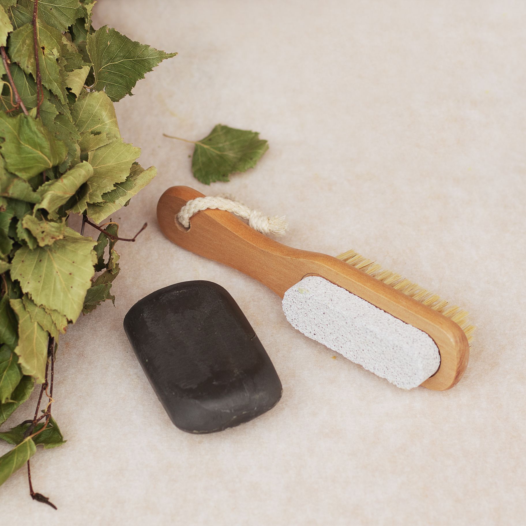 Foot care. Eco-friendly lifestyle. Spa Wellness Relaxation Body Care Skin Care Concept