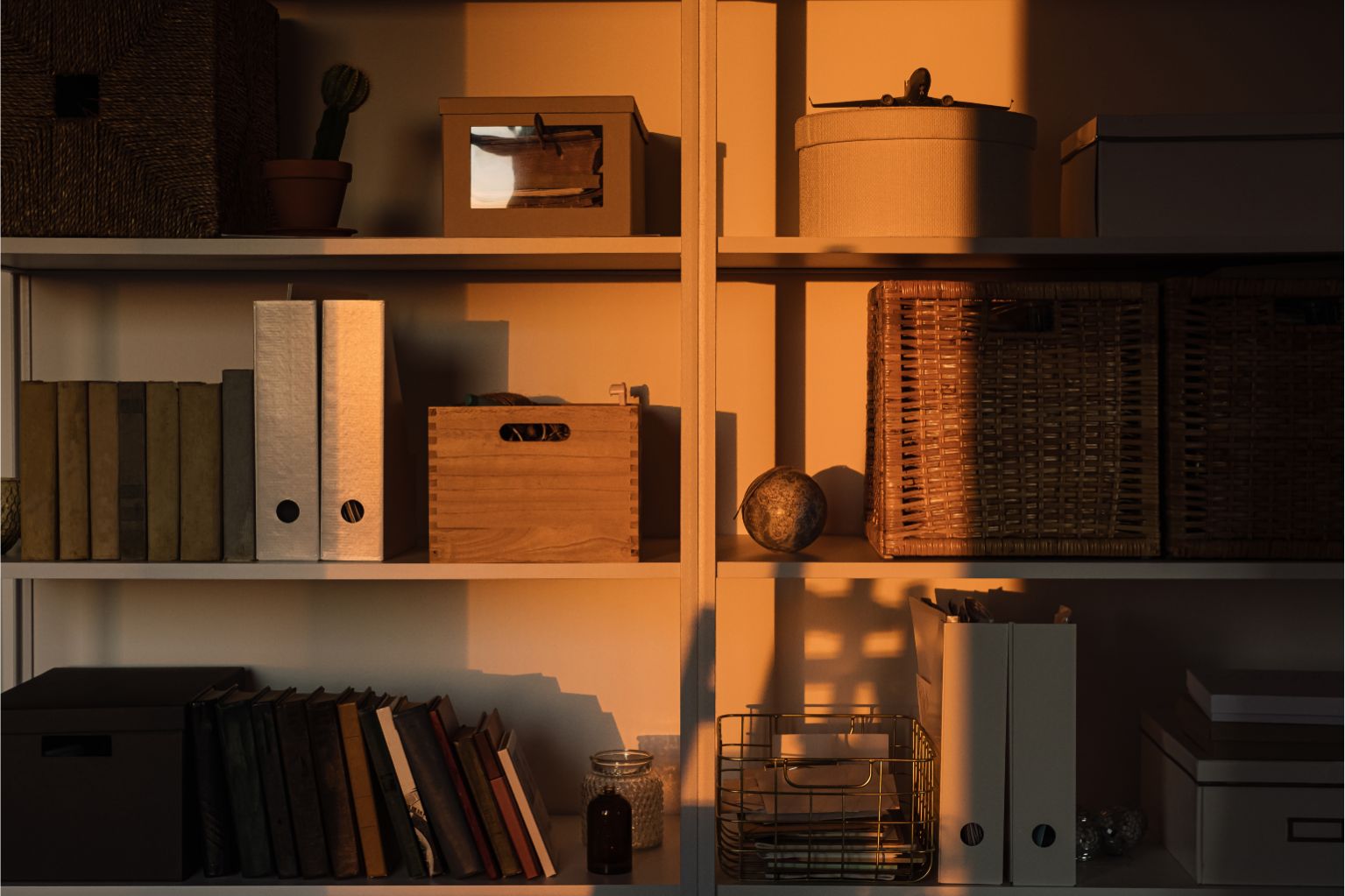 Bookshelves in New Zealand living room