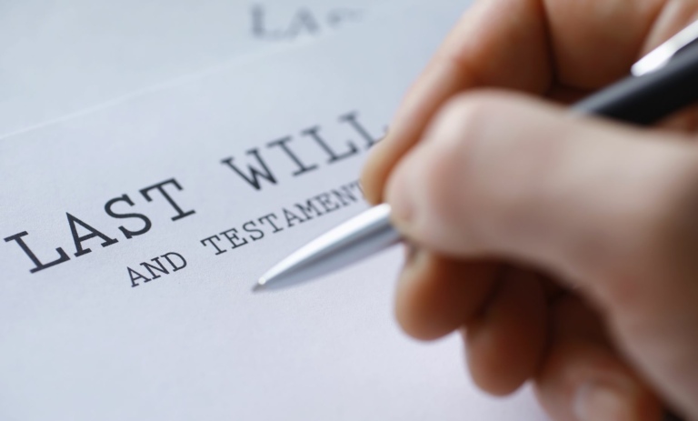 Writing Last will and Testament