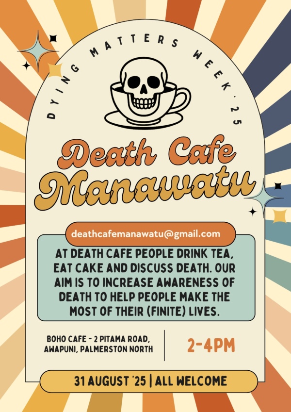 Death Cafe Manawatu 2025 Poster