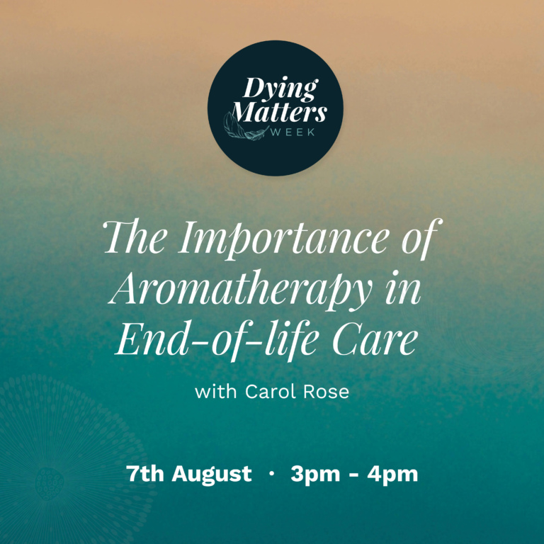 DMW The Importance Of Aromatherapy In End Of Life Care Carol Rose