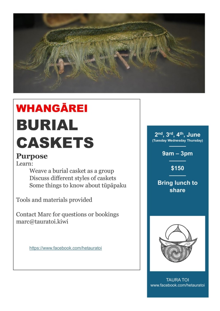 Poster for Whangarei Burial Caskets