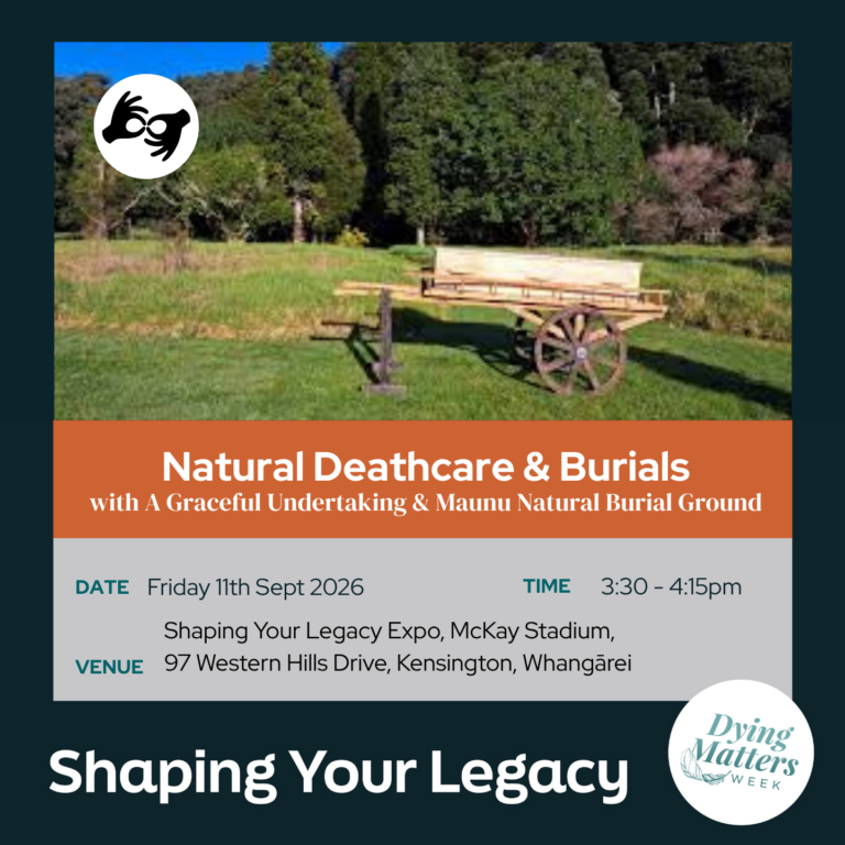 Natural Deathcare and Burials - Event Tile DMW