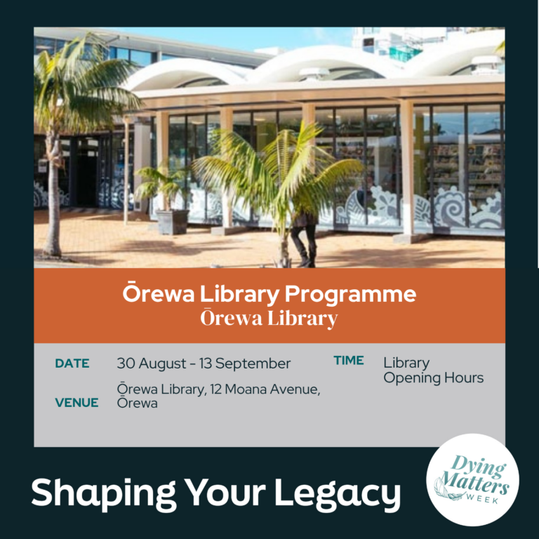 Orewa Library Programme for DMW