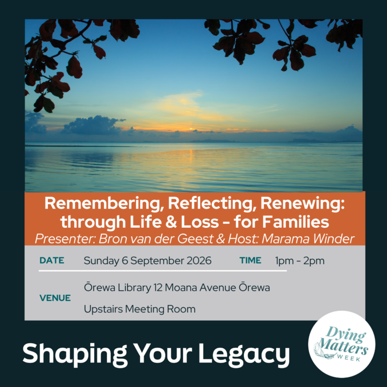Remembering, Reflecting, Renewing - Orewa Library Programme